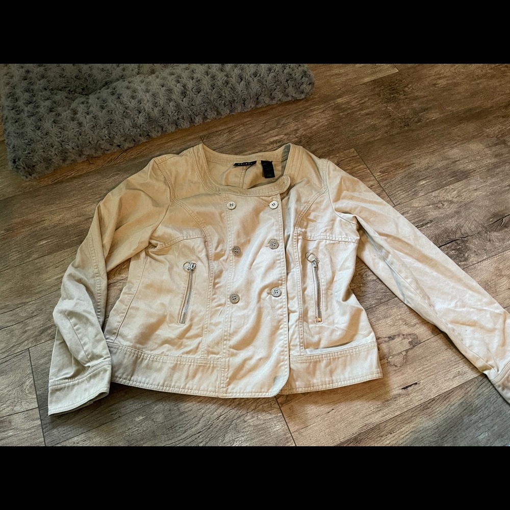 Khaki Moto Jacket